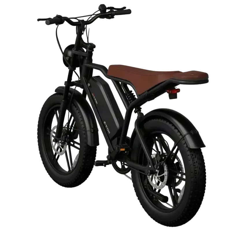 Bicicleta Elétrica — vista Traseira
